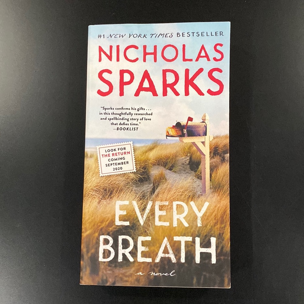 Every Breath by Nicholas Sparks - Paperback Novel